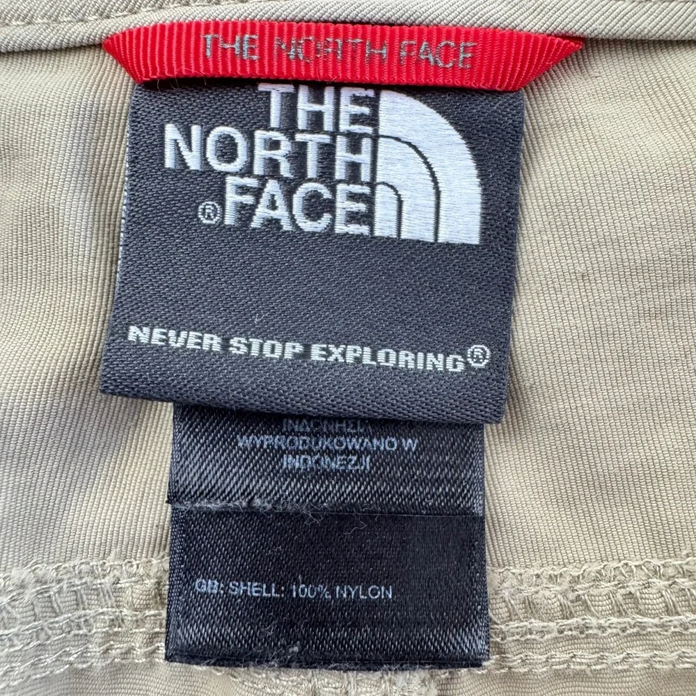 The North Face Mens Horizon‎ Cargo Shorts Tan Khaki Nylon Hiking Size 40